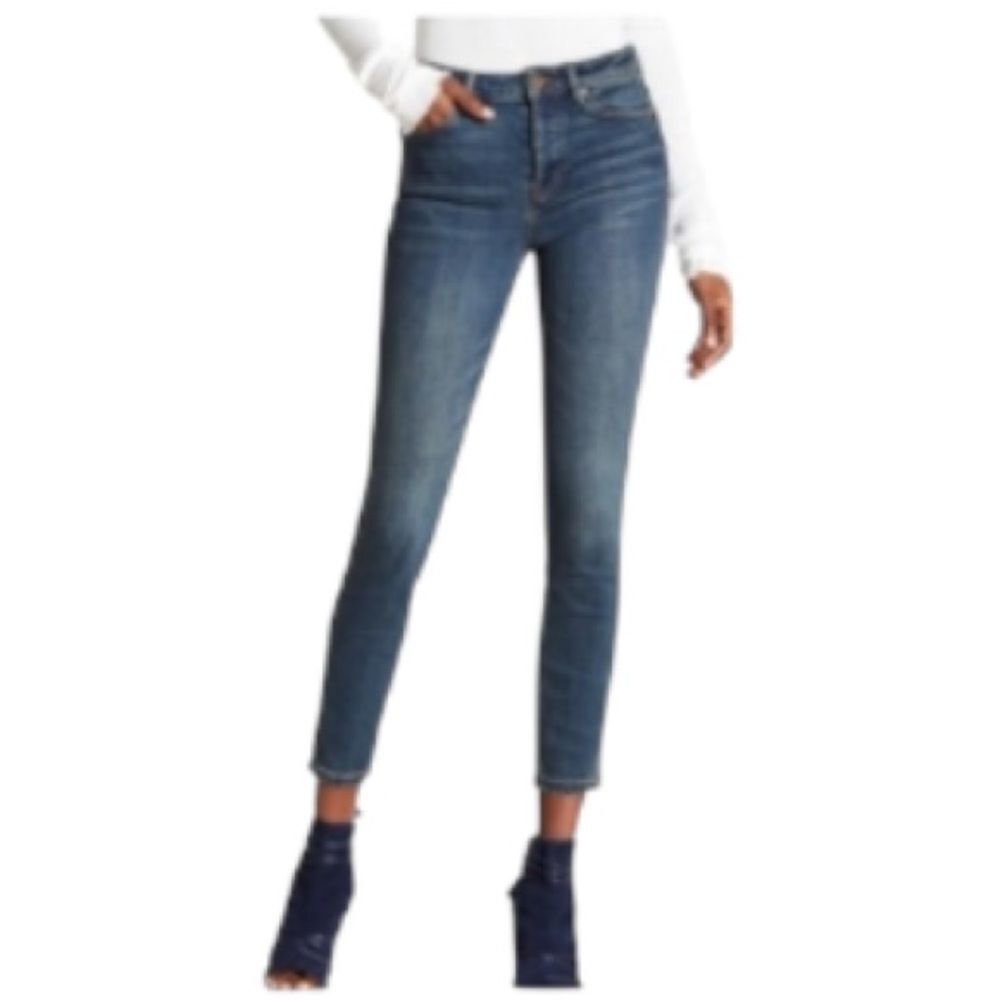 Free People Payton Button Fly Jeans Medium Wash Size 27 - Picture 10 of 11